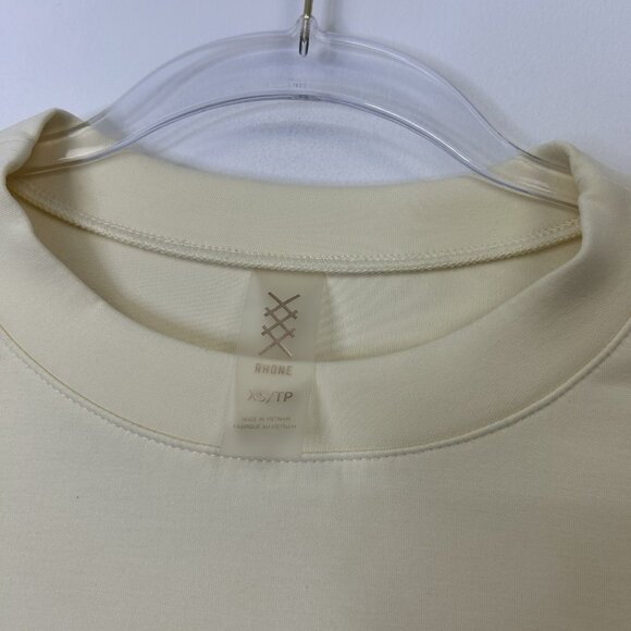 Rhone Dream Glow Crew Neck Sweatshirt Women’s Size XS Lemon Mist Yellow - Picture 4 of 8